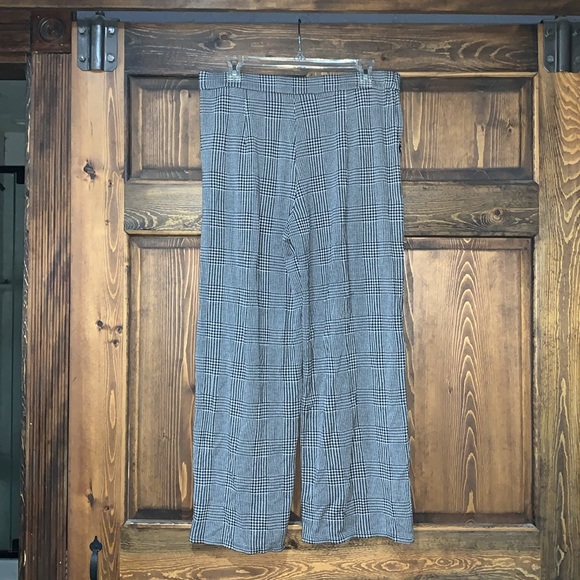 EUC J Jill wherever medium petite black white plaid - Picture 3 of 6